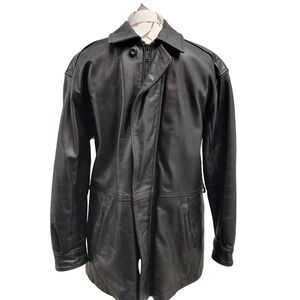Vintage Wilson Leather Size L Long‎ Sleeve Thinsulate Jacket Coat #378C